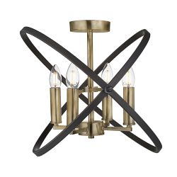 Daeja Multi-Arm 4 Light Ceiling Fitting 