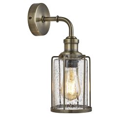 Pipes Antique Brass Wall Light 1261AB