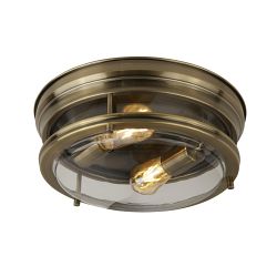 Damiana IP44 Bathroom Double Ceiling Light 