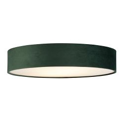 Drum Large Velvet Flush Ceiling Fitting