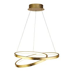 Float LED Gold Leaf Ceiling Pendant 8761GO