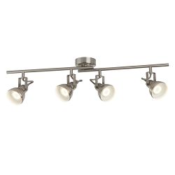 Focus LED Four Light Split Bar Spotlight Ceiling Fitting