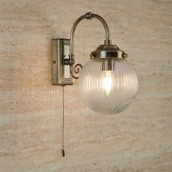 Globe Single Bathroom Wall Light 