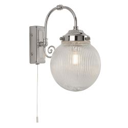 Globe Single Bathroom Wall Light 