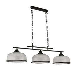 Highworth Black Three Bar Pendant 3593-3BK