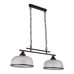 Highworth Black Two Bar Pendant 3592-2BK