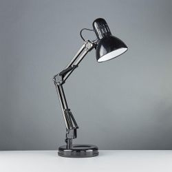 Desk Partners Black Retro Desk Table Lamp 2429BK