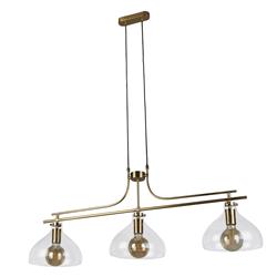 Margarita Brass finished Three Light Bar Pendant 31031-3PB