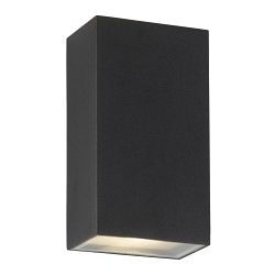 Stirling Outdoor Black Up/Down LED Rectangular Wall Light 8852BK