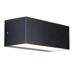 Coastal Outdoor LED Dark Grey Rectangular Exterior Wall Light 8735GY