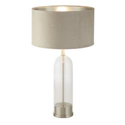 Oxford Satin Nickel Table Lamps