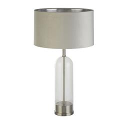 Oxford Satin Nickel Table Lamps