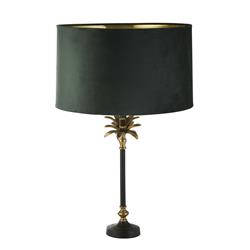 Palm Antique Brass Table lamps Complete