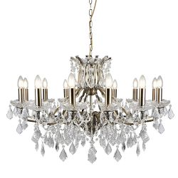 Paris Twelve Arm Crystal Chandelier Multi-Arm Fitting