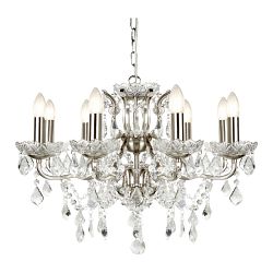 Paris LED Eight Light Crystal Ceiling Pendant Fitting