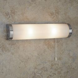 Poplar IP44 Polished Chrome Bathroom Wall Light 8293CC