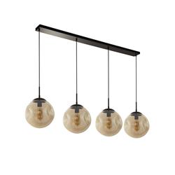 Punch Black And Champagne 4 Bar Pendant 22123-4BK