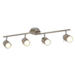 Samson LED IP44 Bathroom Four Light Spot Bar