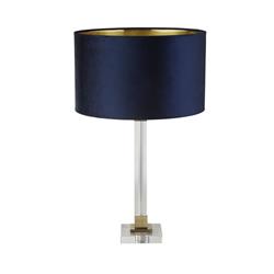 Scarborough Crystal And Brass Metal Table Lamps Complete