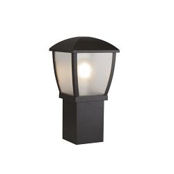 Seattle 450 Black IP44 Outdoor Post Light 6591-450