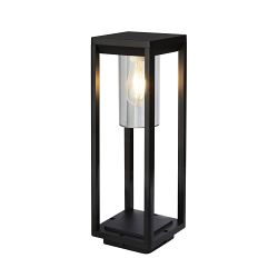 Atlanta 450 Black IP44 Outdoor Post Lantern 28731-450BK