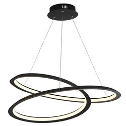 Swirl Black LED Ceiling Pendant 71871-1BK