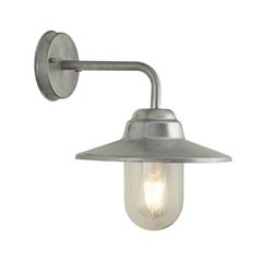 Toronto IP44 Galvanised Silver Outdoor Wall Lights 34291SI