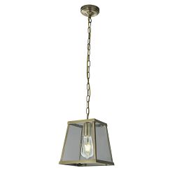 Voyager Antique Brass Single Pendant Light 4614AB