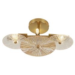 Wagon Wheel Bronze And Amber 6 Light Wall Or Flush Light 88210-6BZ