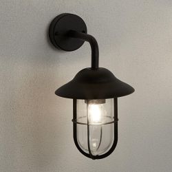 Toronto Matt Black Outdoor Wall Lantern 3291BK