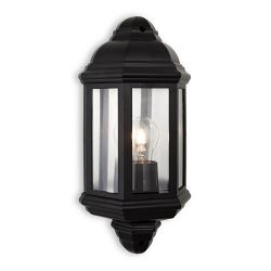 Park Polycarbonate Half Lantern 8655BK