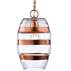 Caelin Copper Band Pendant Light 2347CP