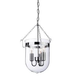 Regal Glass Bowl Pendant Light 8636CH