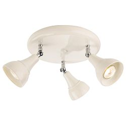 Country Cream Three Lamp Ceiling Spot 3466CR