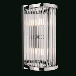 Rialto Glass Rod Wall Light 7629CH