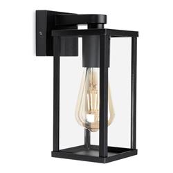 Dakota IP44 Black Outdoor Downward Facing Wall Light 4127BK