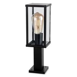 Dakota IP44 Black Outdoor Pillar Post 4128BK