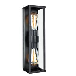 Dakota IP44 Rated Black Outdoor Wall Light 4130BK