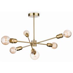 Trident Multi-Arm 6 Light Ceiling Fitting