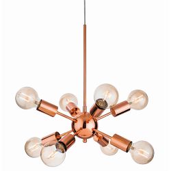 Alfa 8 Light Copper Multi-Arm Pendant 3710CP