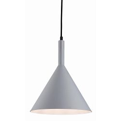 Everest Grey/White Coloured Pendant Light 3717GR