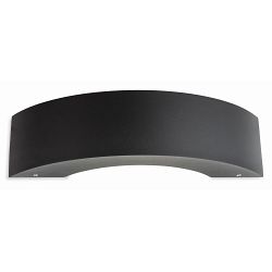 Arch Graphite Curved LED Outdoor Wall Light 3730GP