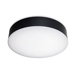 Glaze IP65 Outdoor Flush LED Black And White Fitting 3842BK