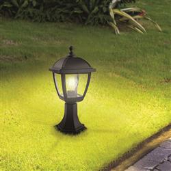 Palma Black Resin IP44 Outdoor Post Light 2817BK