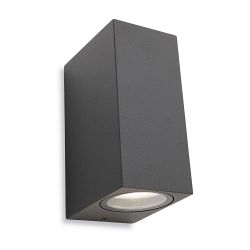 Dune Graphite IP44 Die Cast Aluminium Outdoor Wall Light 2820GP