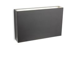 Midas Dual LED IP65 Graphite Rectangular Outdoor Wall Light 2805GP