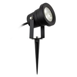 Hayes LED IP65 Outdoor Wall/Spike Light 2830BK