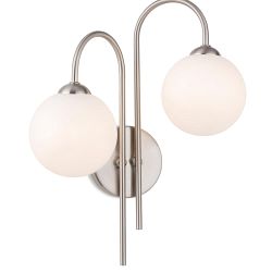 Lyndon double arm wall lights