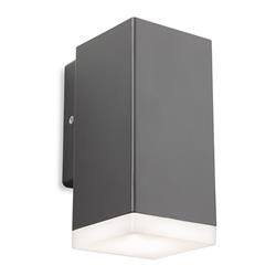 Kuga LED IP65 Graphite Resin Rectangular Outdoor Single Wall Light 4161GP