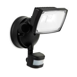 Reflex IP54 Black Outdoor LED PIR Security Light 3867BK